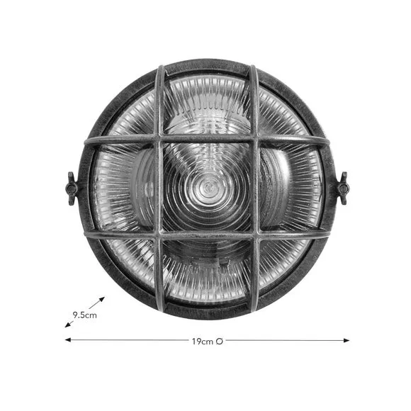 Indoor Outdoor Bulkhead Industrial Wall Light 6
