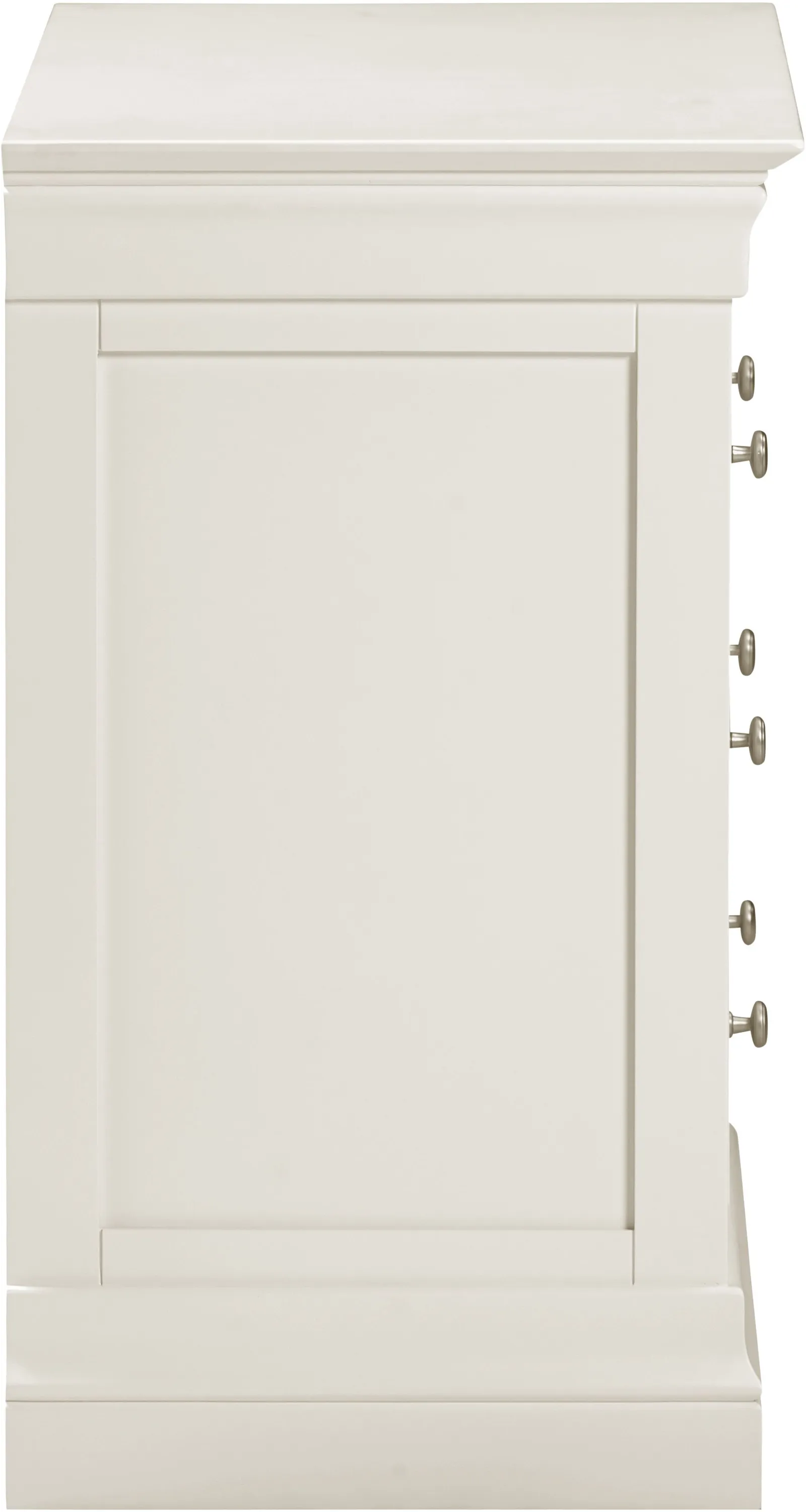 Seconique Bordeaux 3 Drawer Chest (Fully Assembled) in Ivory 6