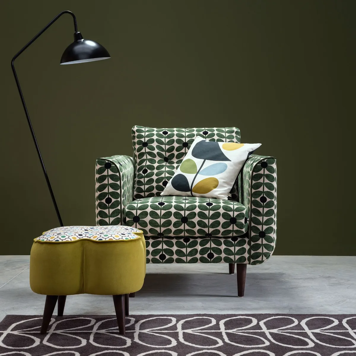 Orla Kiely Daisy Small Stool