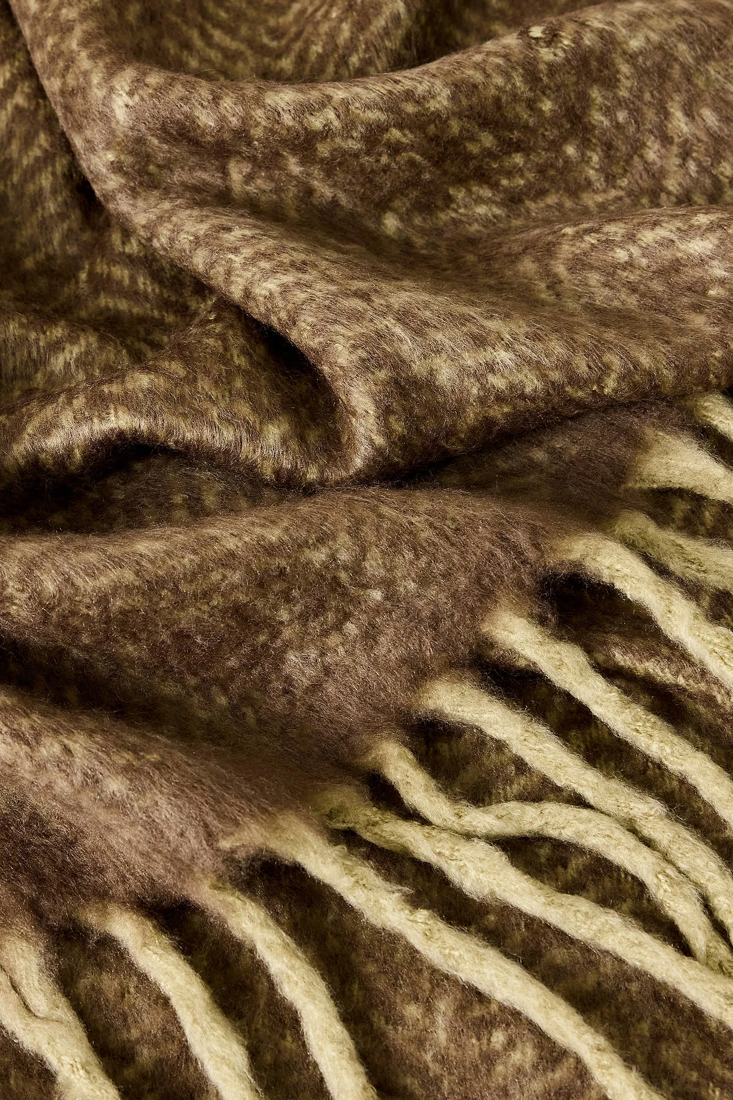 Mocha Cosy Throw - Brown 2