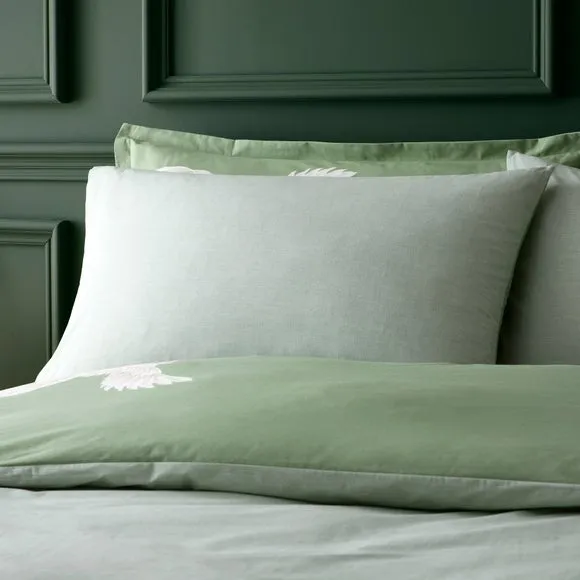 Cranes Floral 100% Cotton Duvet Cover & Pillowcase Set 6