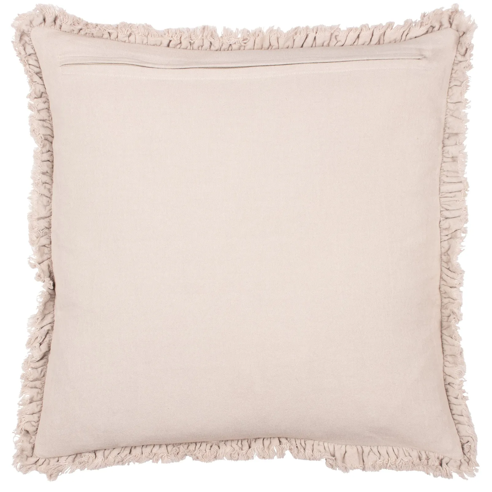 Yard Bertie 100% Cotton Velvet Cushion in Natural 3