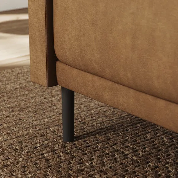 Amali Corner Dining Bench, Faux Leather 4