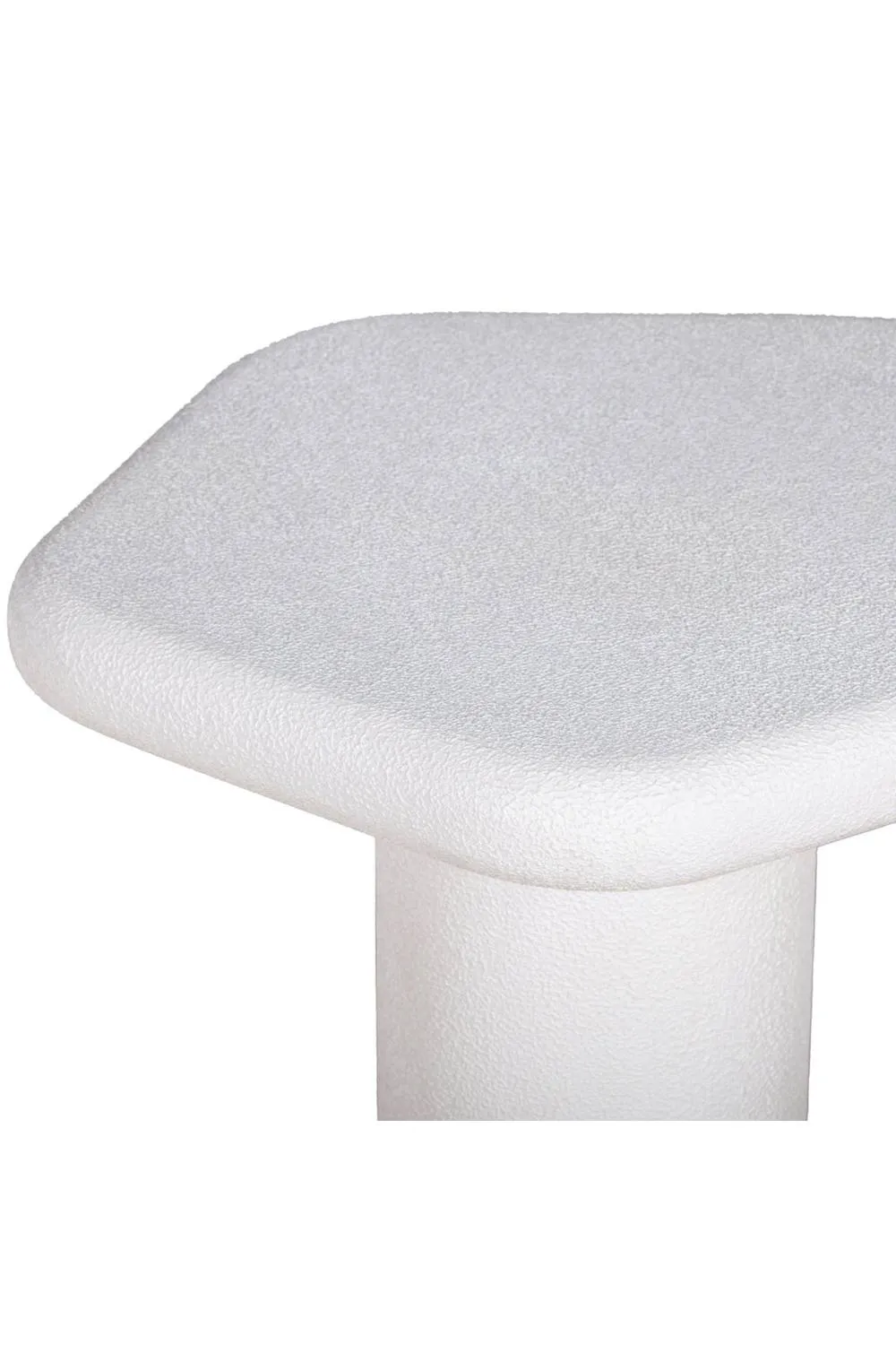 IH Design GEO Pentagon Shape Low Coffee Table in White 4