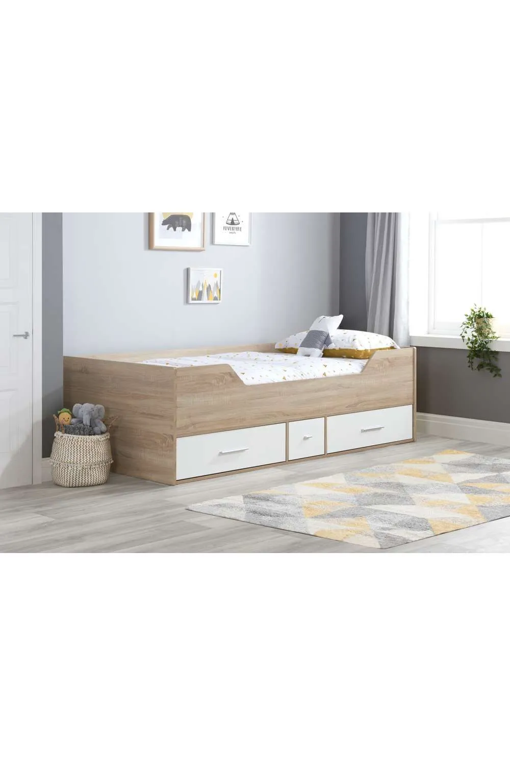 Birlea Camden Cabin Bed in Brown