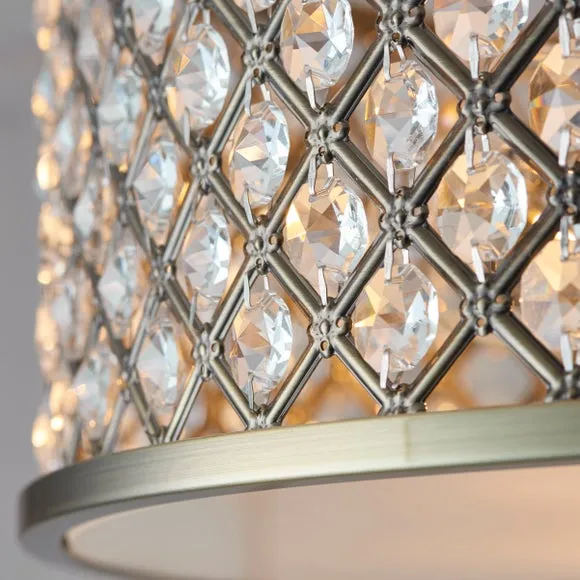 Vogue Hudson 3 Light Semi Flush Ceiling Light 2