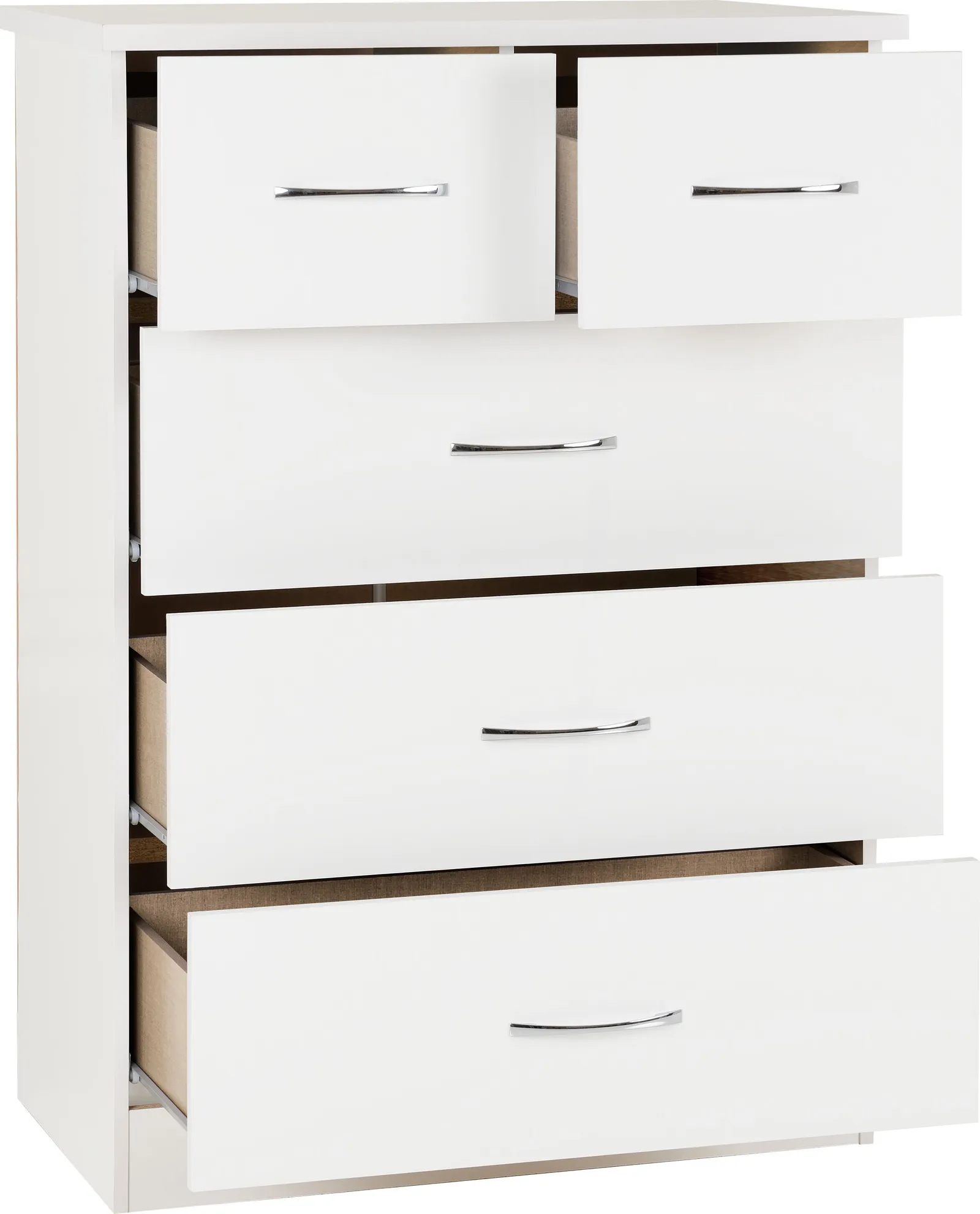 Seconique Nevada 3+2 Drawer Chest in White 4