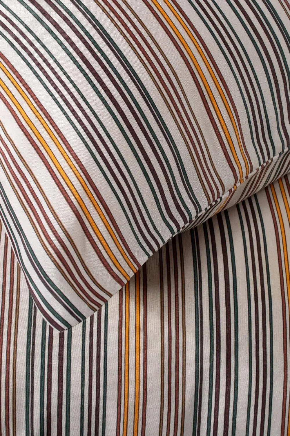 Deyongs Studio Fine Stripe Cotton Printed Duvet Set 4