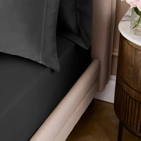 Dorma 800 Thread Count 100% Cotton Sateen Fitted Sheet 2
