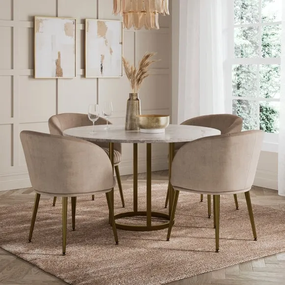 Bella Dining Chair, Velvet 2