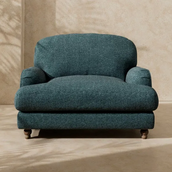 Arthur Waffle Chenille Snuggle Chair