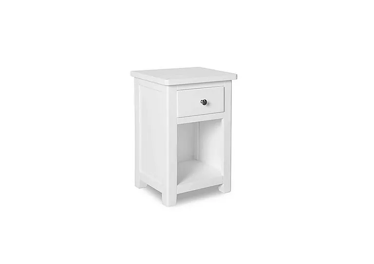 Grace 1 Drawer Nightstand - White