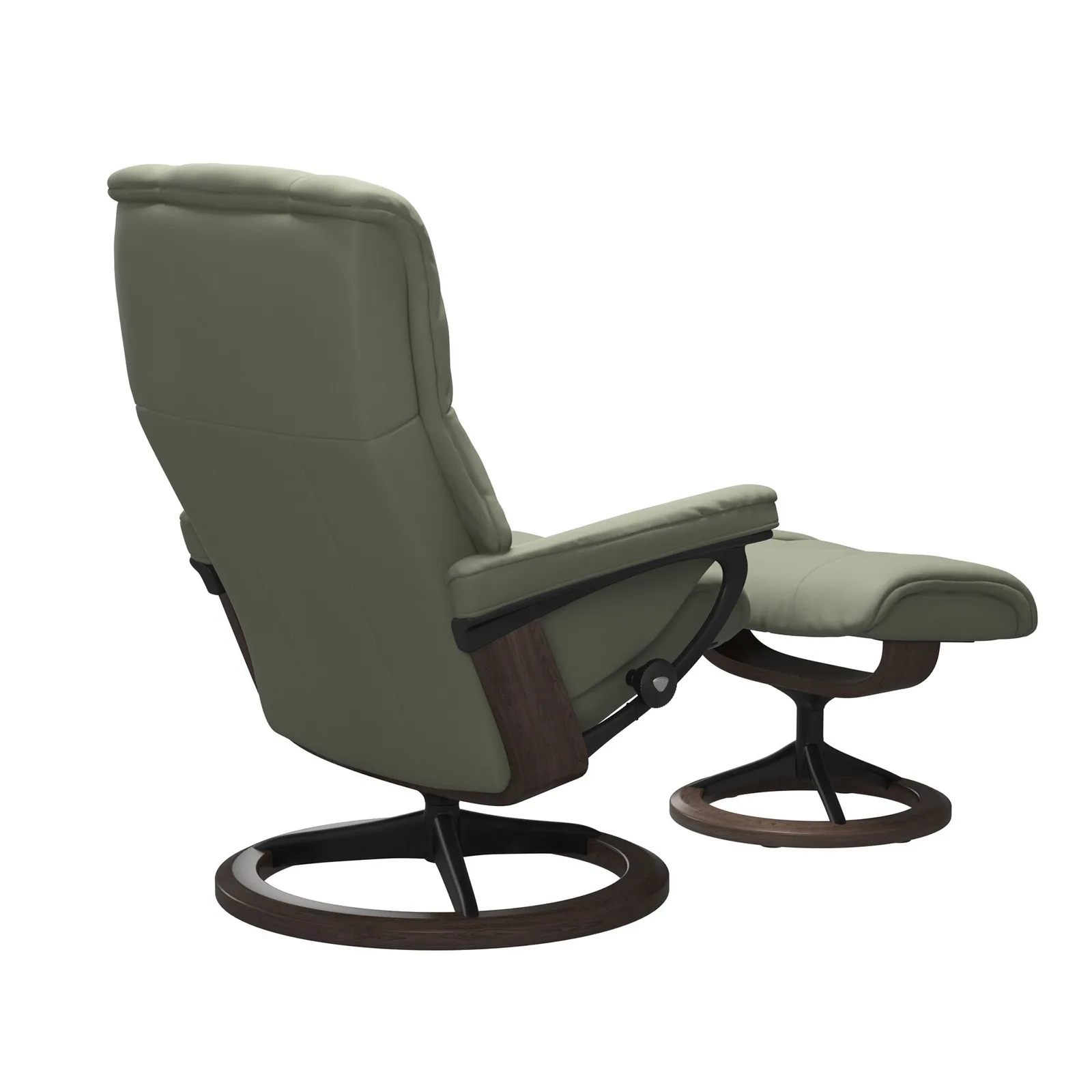 Stressless Mayfair Large Signature Recliner Chair & Footstool Leather | Barker & Stonehouse 3