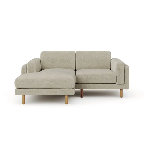 Newton Basket Weave Corner Chaise Sofa 2