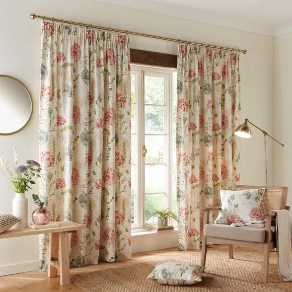 Country Meadow Pencil Pleat Curtains 2