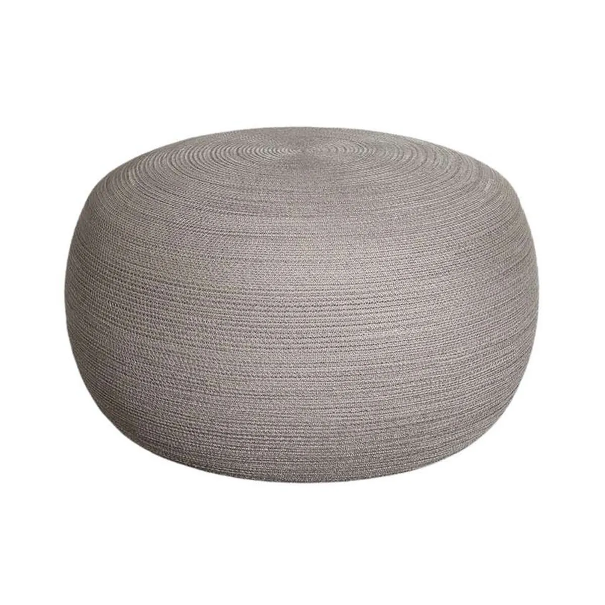 Cane-line Circle Large Footstool, Taupe