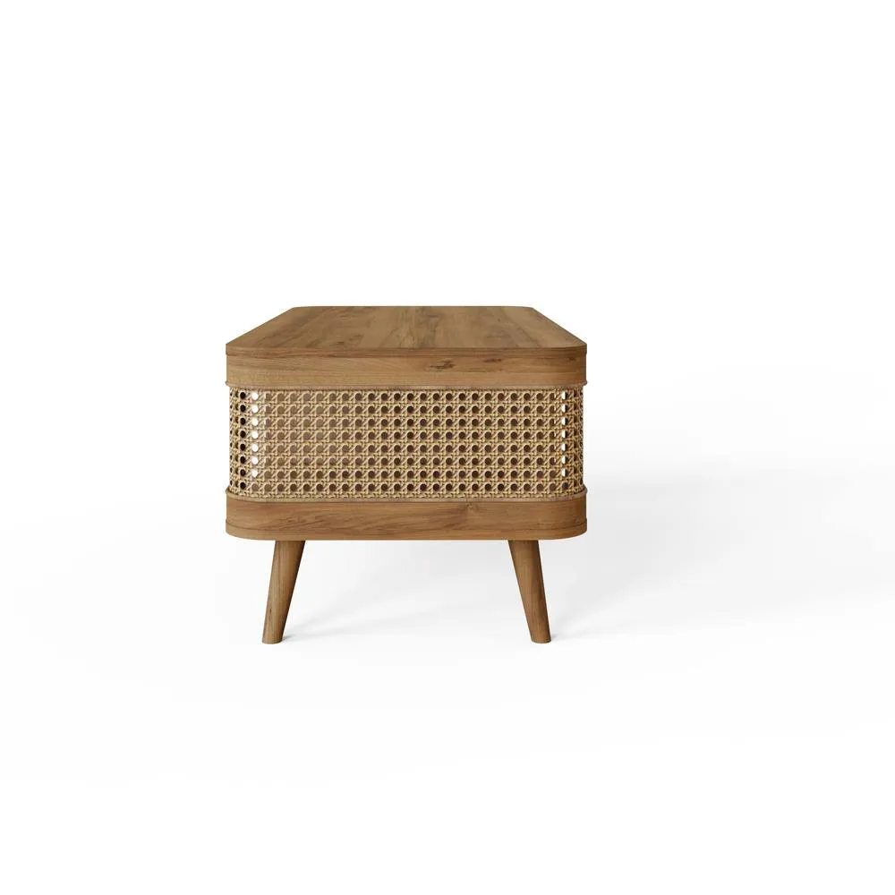 GFW Sorrel Rattan Coffee Table in Brown 6