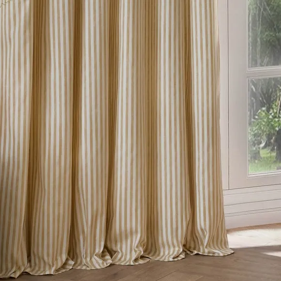 Yard Hebden Striped Pencil Pleat Curtains (Blackout Available) 5