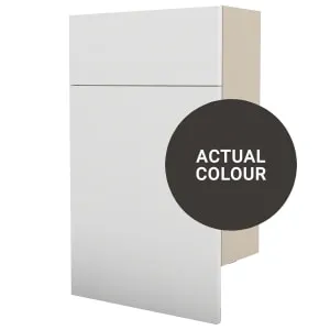 Duarti By Calypso Beaufort 500mm Floor Reaching Slimline Toilet Unit - Ember Grey