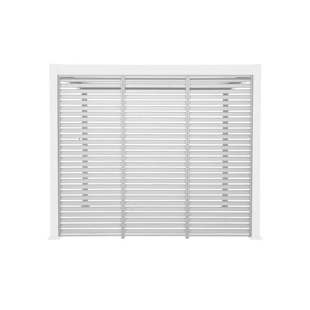 sweeek Set of 3 louvers 100cm for bioclimatic pergola Triomphe 3x3m V2 3x4m 3 in White 2