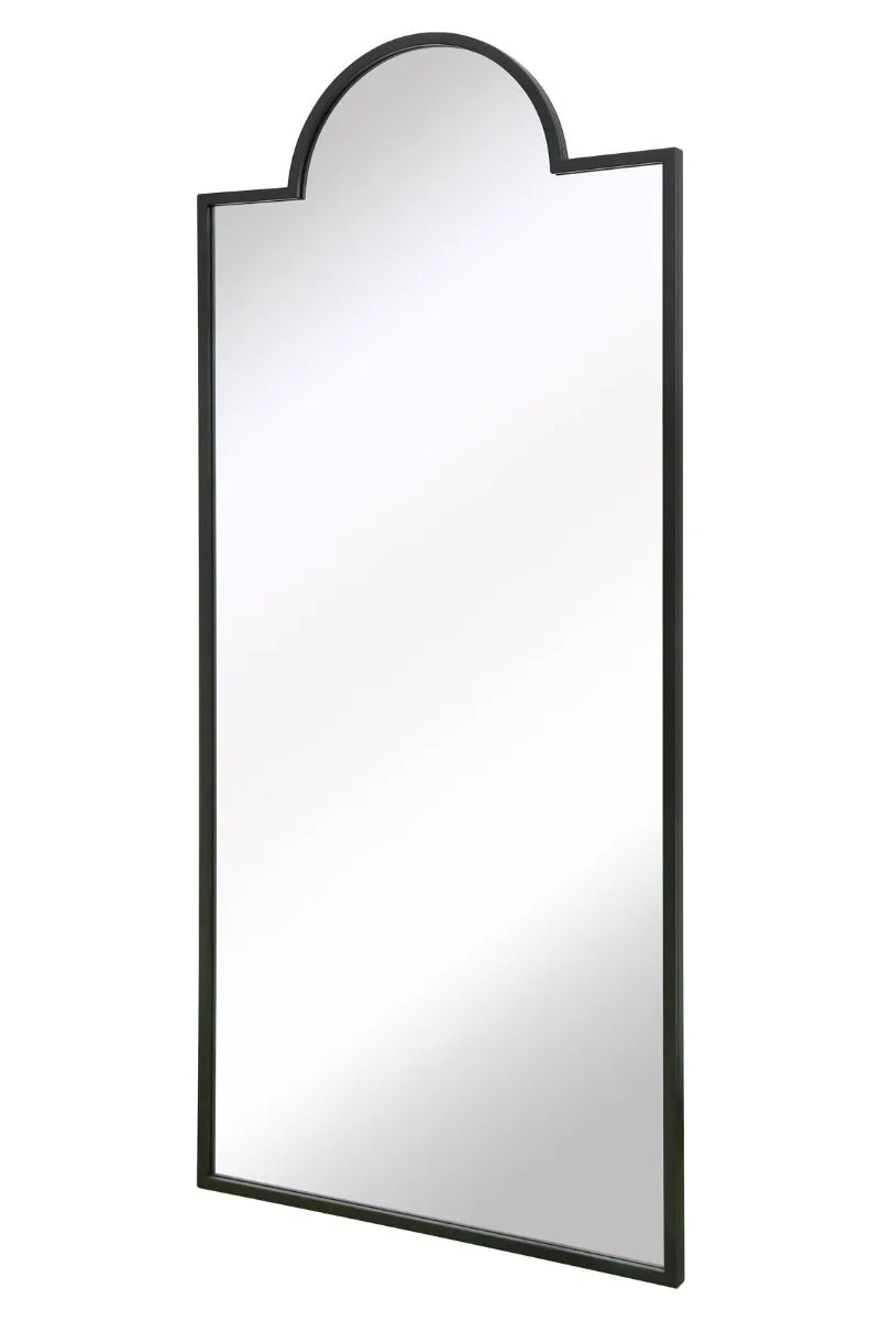 MirrorOutlet Black Modern Wall & Leaner Mirror 75" X 33" (190 x 85CM) 4