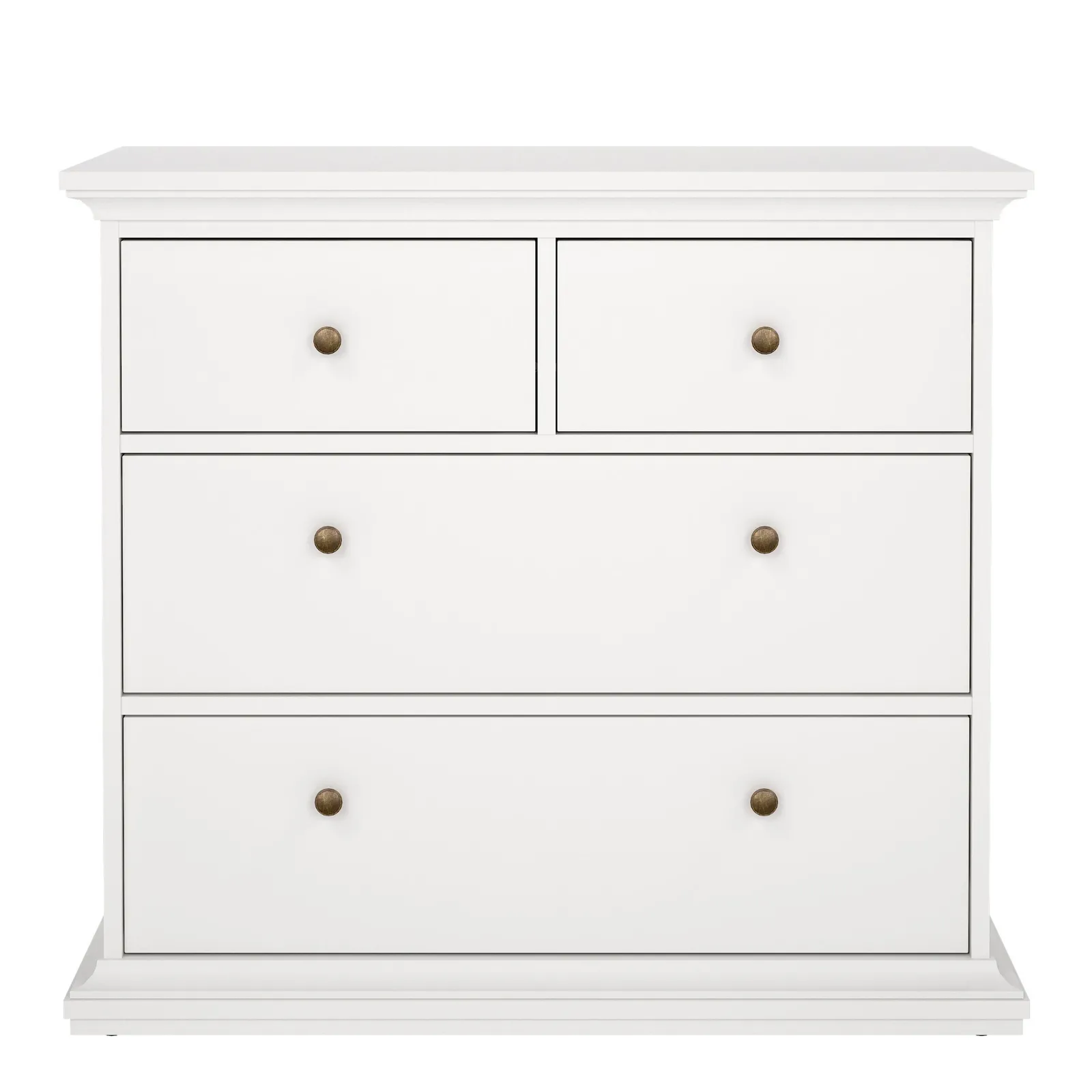 Furniture To Go Paris Chest of 4 Drawers in White 2