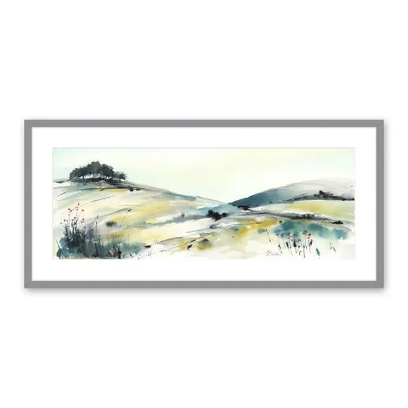 Hillside In Spring by Elizabeth Baldin Framed Print 2