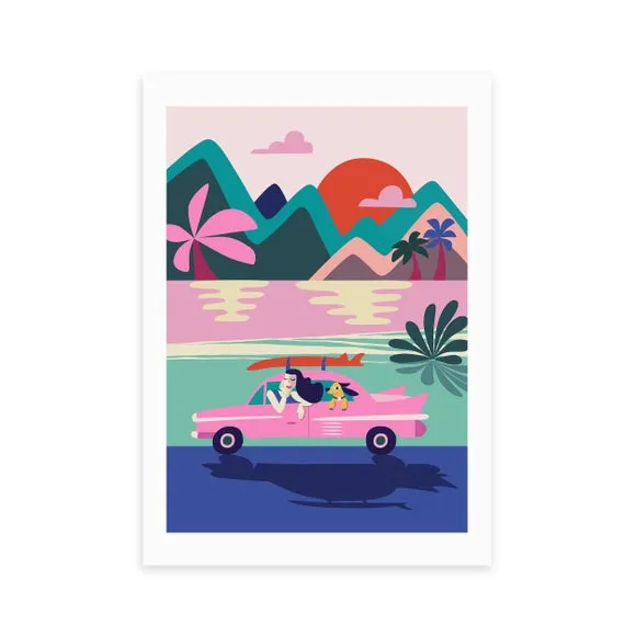 East End Prints Road Trip Print by Rachel Lee 2