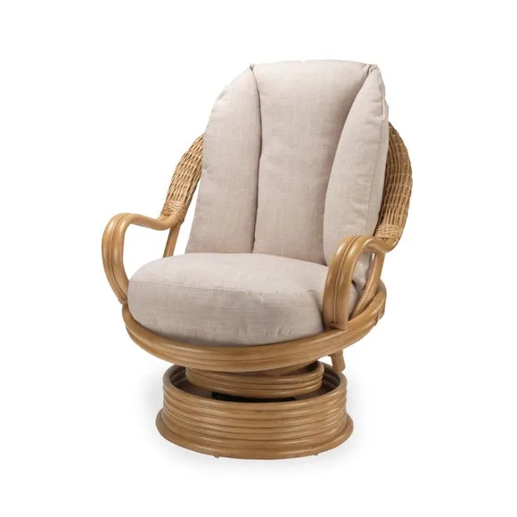 Desser Viola Rattan Delxue Swivel Rocking Chair 2