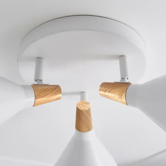 Elements Wolston 3 Light Semi Flush Spotlight 3