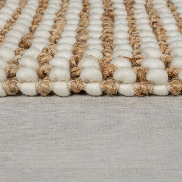 Jute Bobble Textured Chunky Rug 4