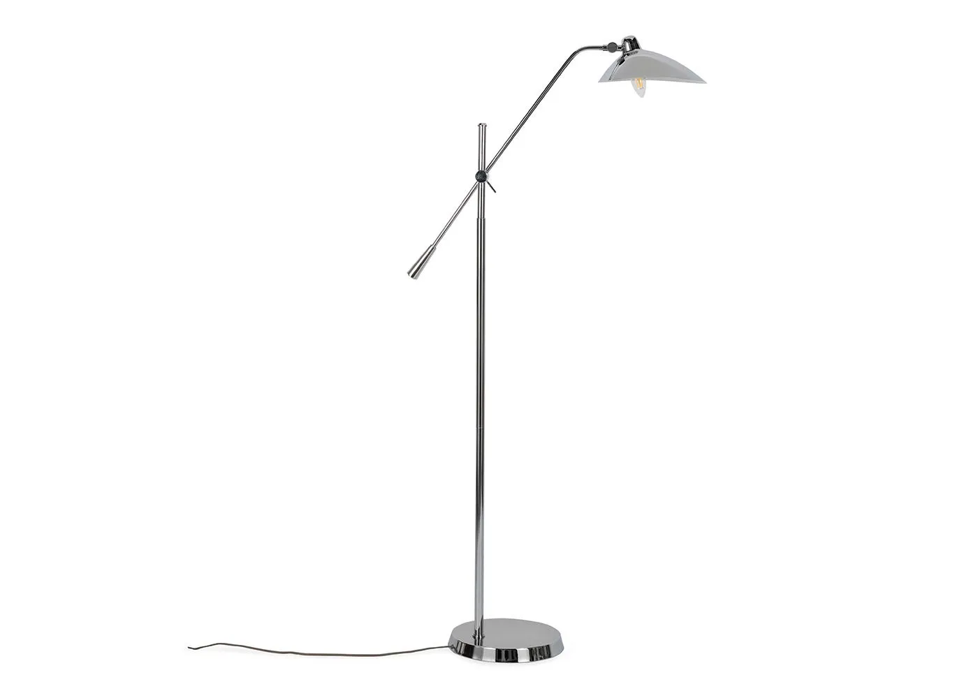 Heal's Milton Floor Lamp Polished Chrome
