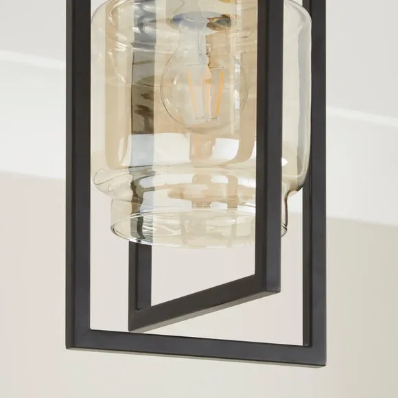 Seattle Industrial Flush Ceiling Light 4