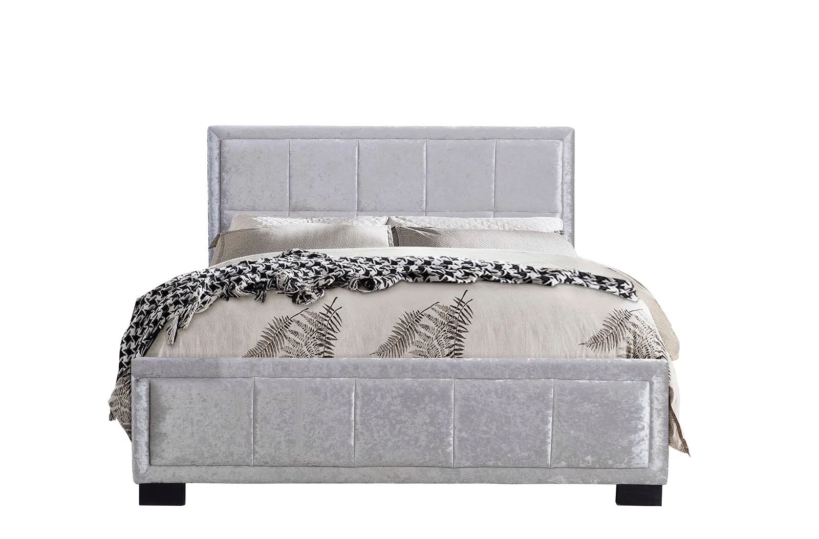 Birlea Hannover Bed in Metallic Silver 5