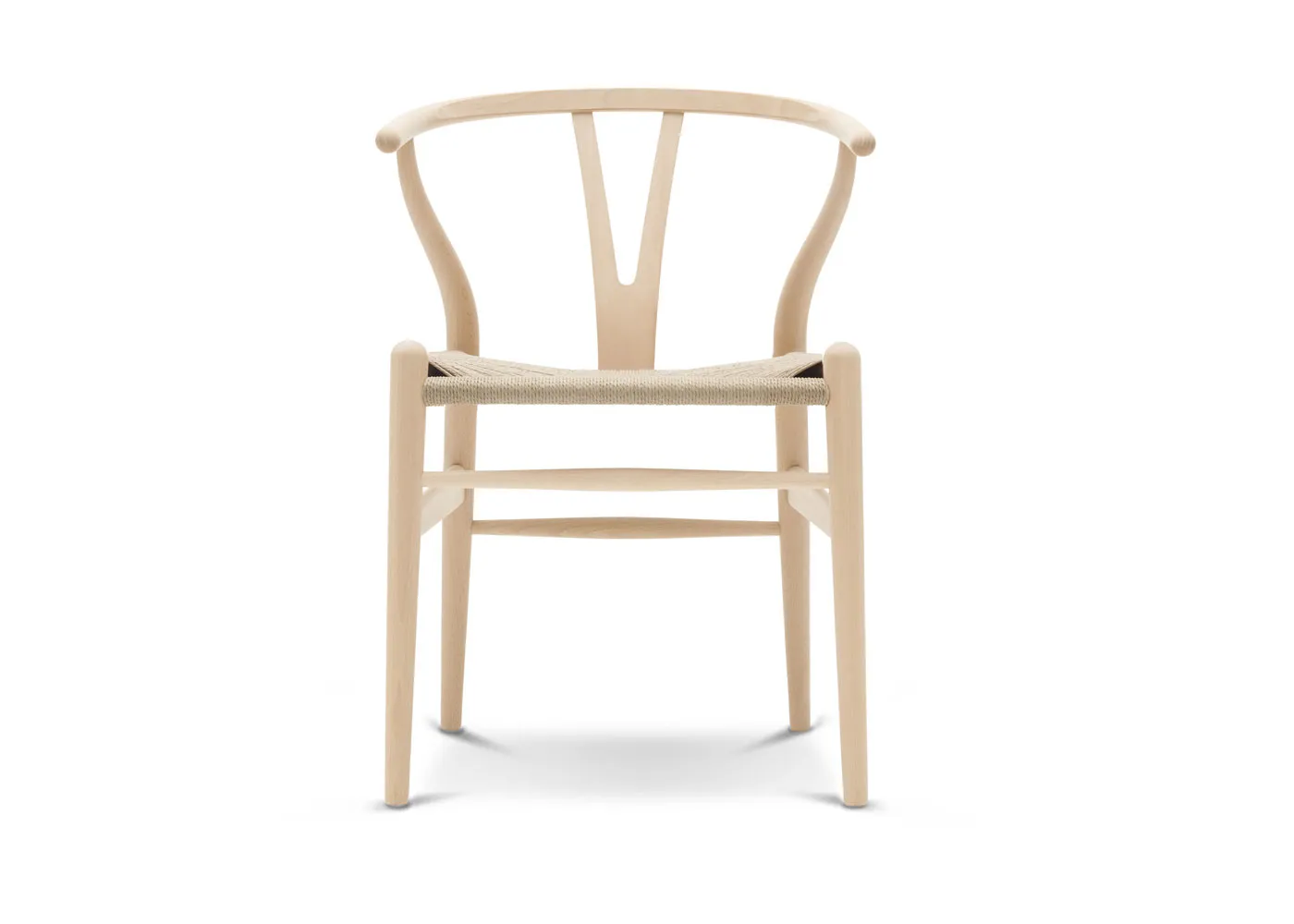 Carl Hansen & Søn Wishbone Chair CH24 Soaped Beech Natural Paper Cord Seat