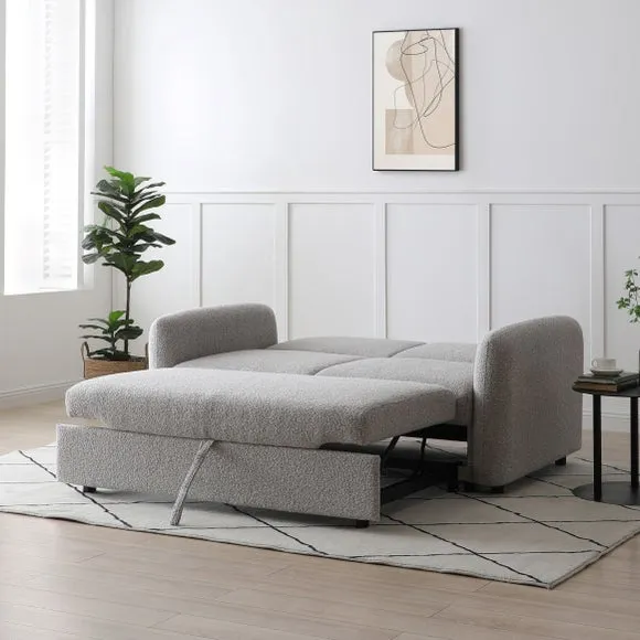 Finty Soft Boucle 2 Seater Pop Up Trundle Sofa Bed 5