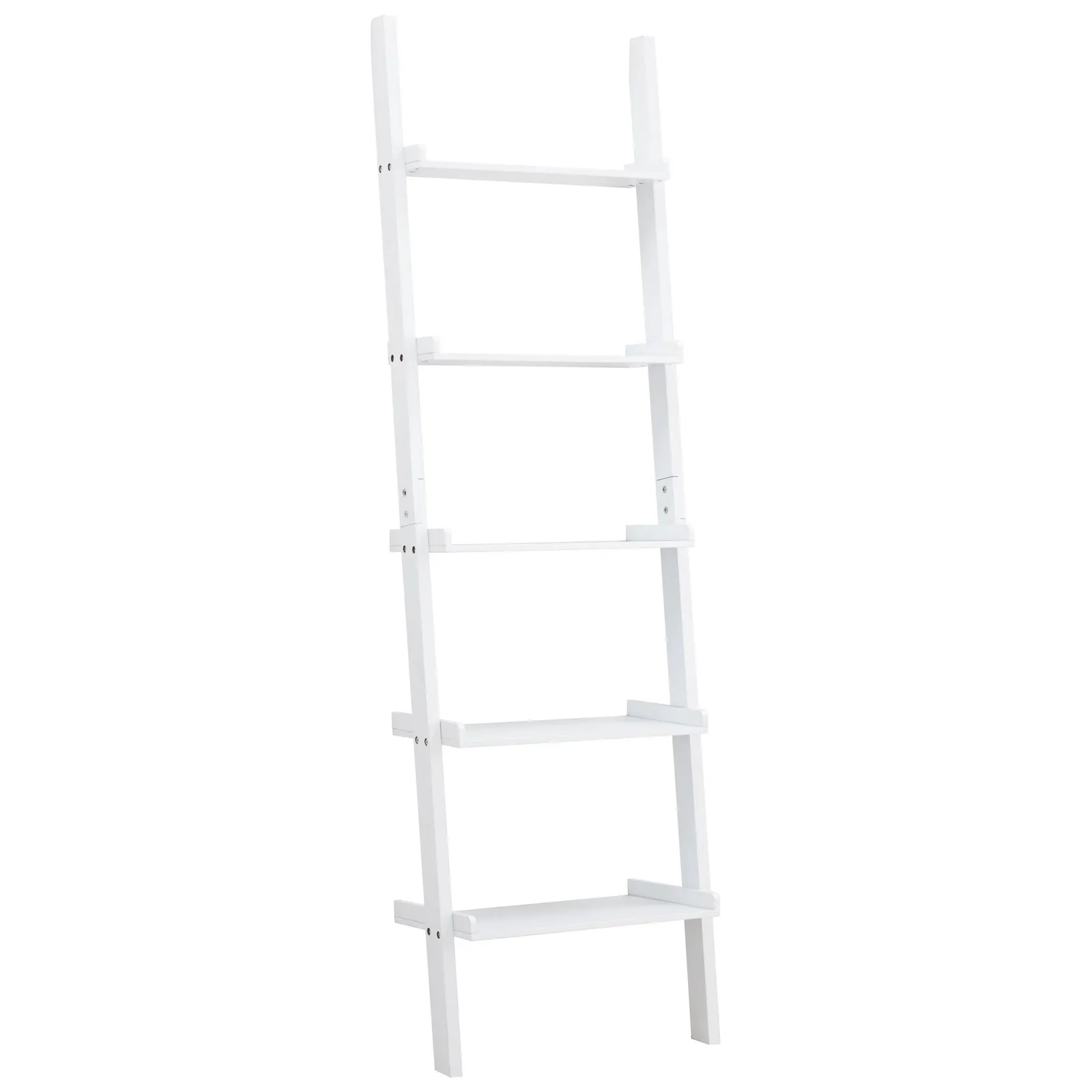 Large Ladder Shelving Unit White