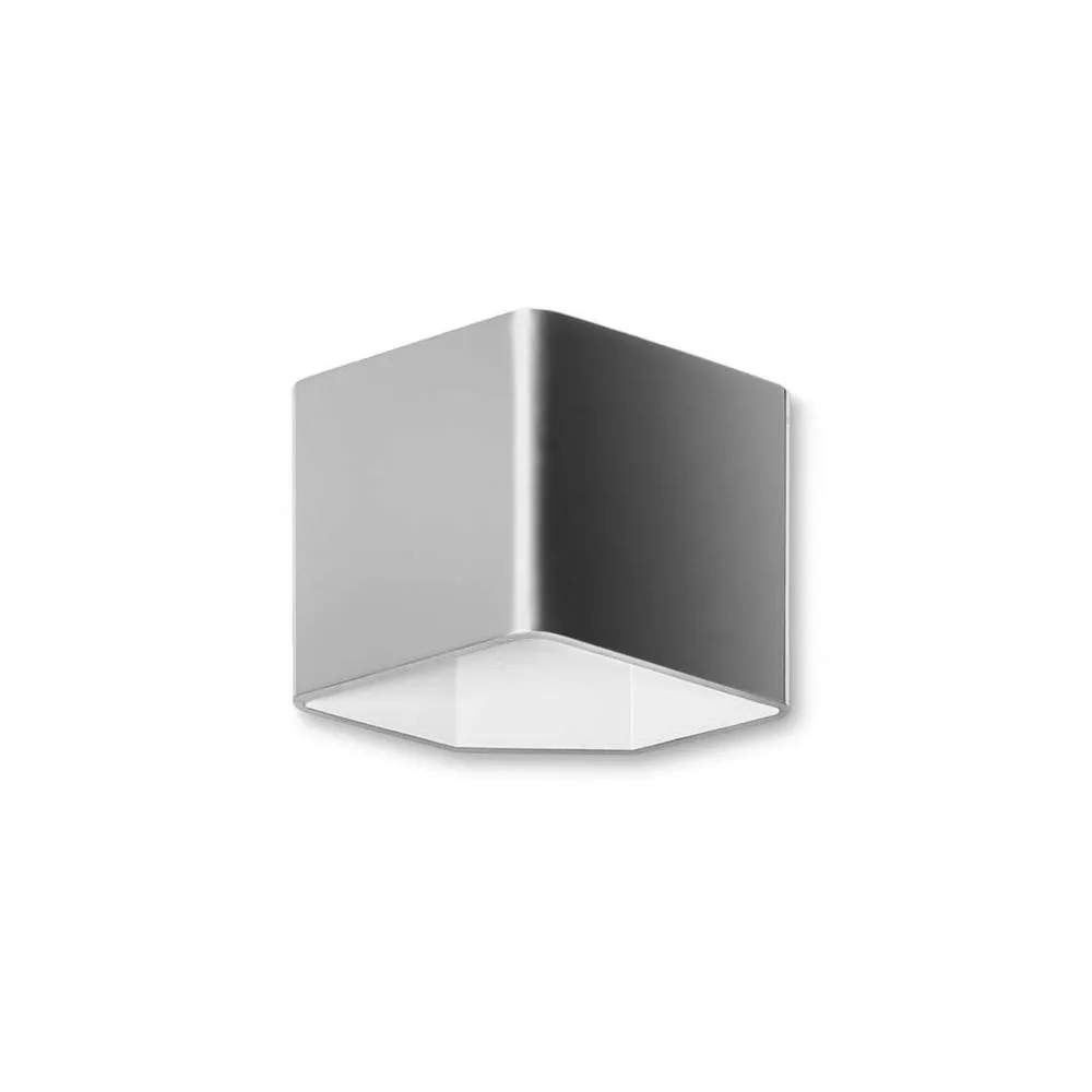 Netlighting Jet LED 1 Light Indoor Wall Light Brushed Aluminium Special Offer in Grey