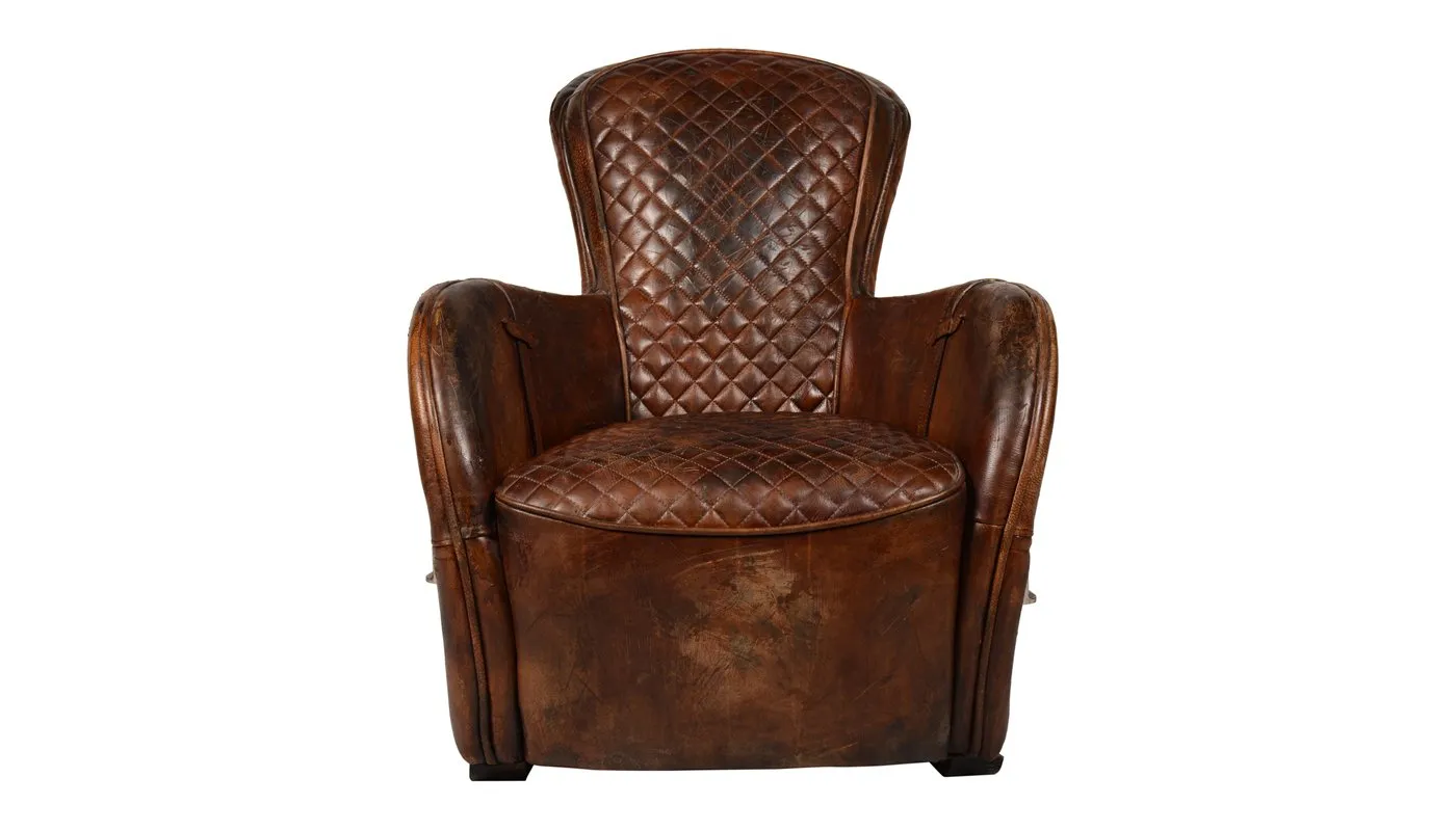 Timothy Oulton Saddle Chair Buck'dN Brok'n