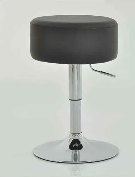 netfurniture Low Bar Stool Grey Height Adjustable
