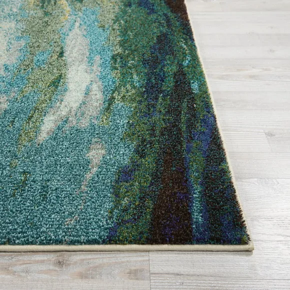 Multi Coloured Celestial Wave Rug 5