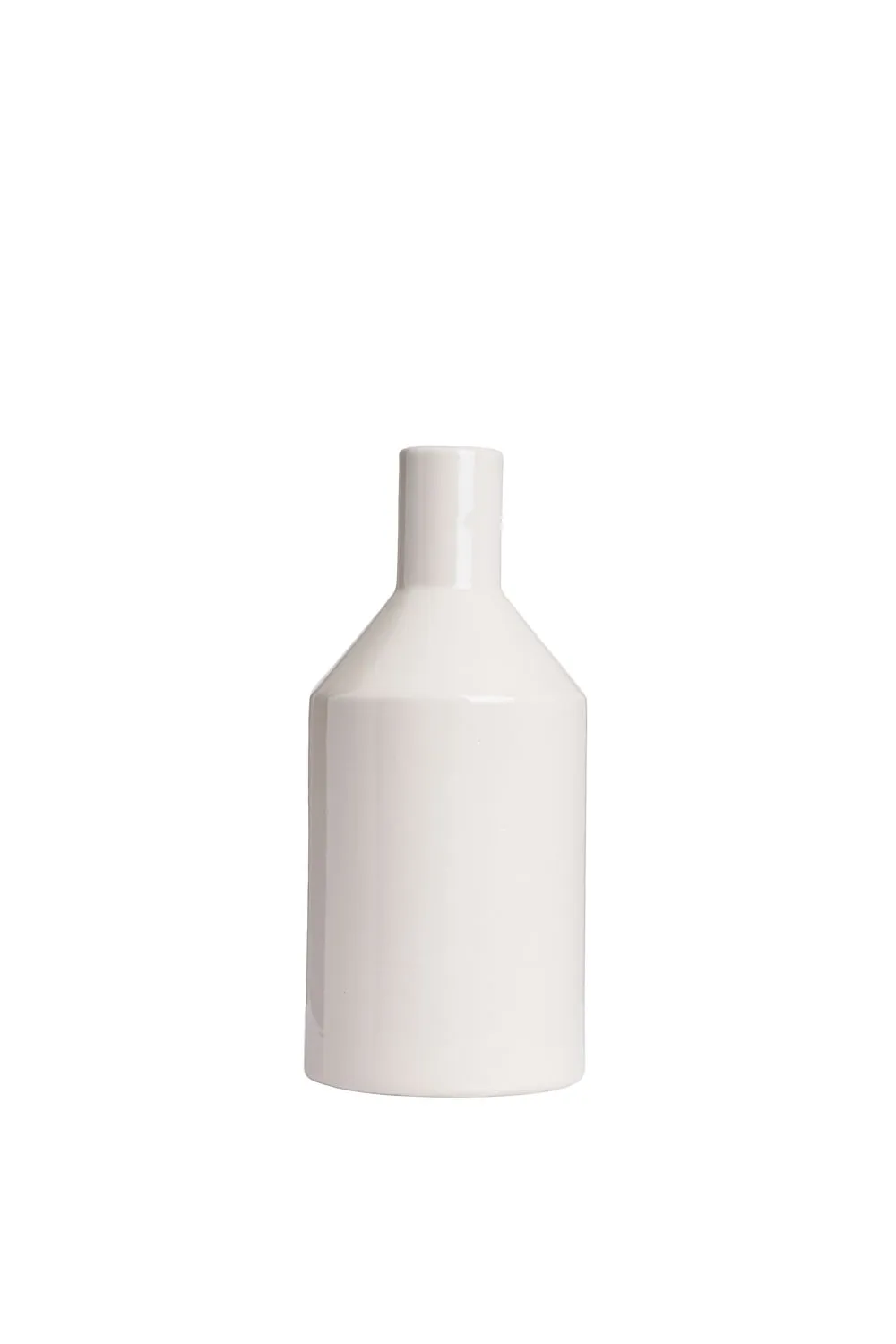 BHS Bottle Ceramic Vase in Cream 2