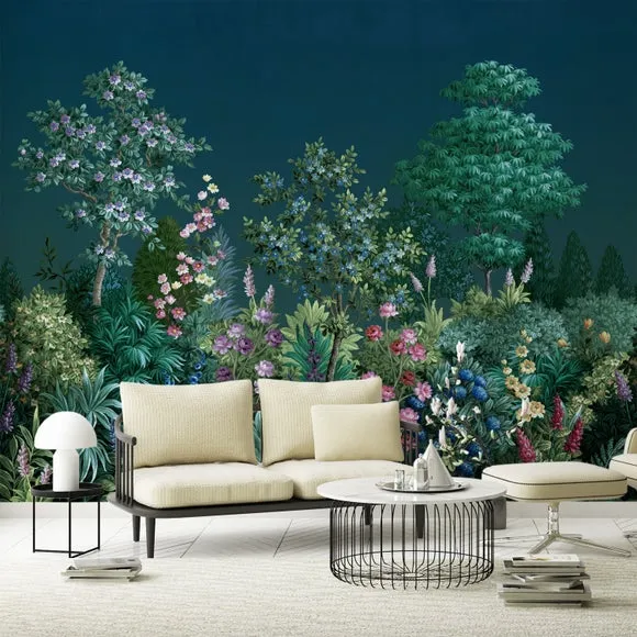 Midnight Garden Wall Mural 1