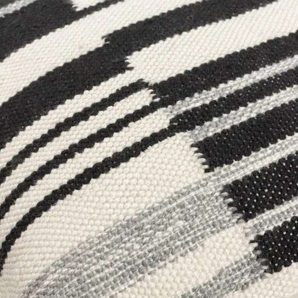 Torode Woven Striped Square Cushion 2