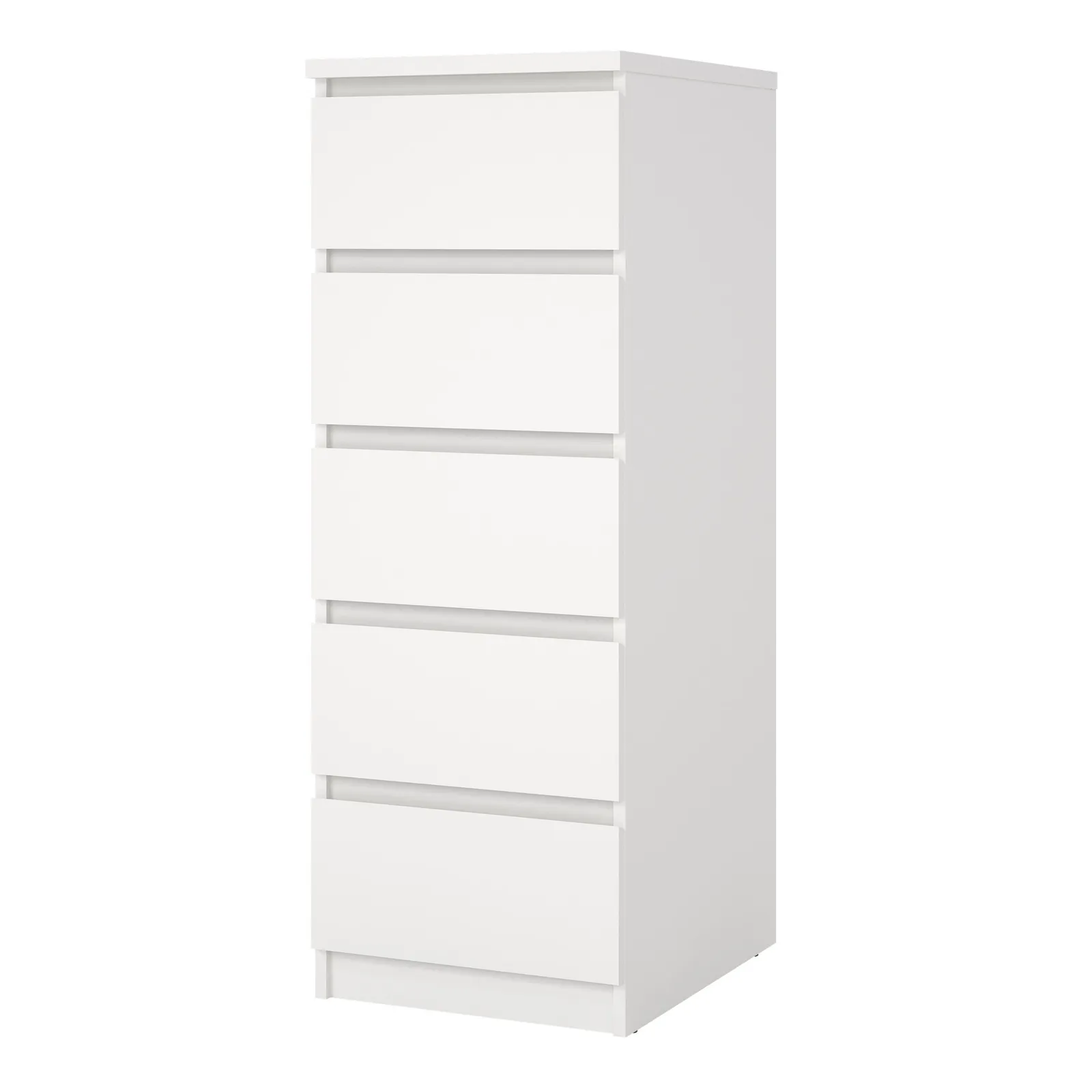 Furniture To Go Naia Narrow Chest of 5 Drawers in Natural 3