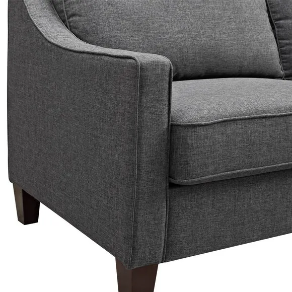 Luke Linen Sofa, Grey 4