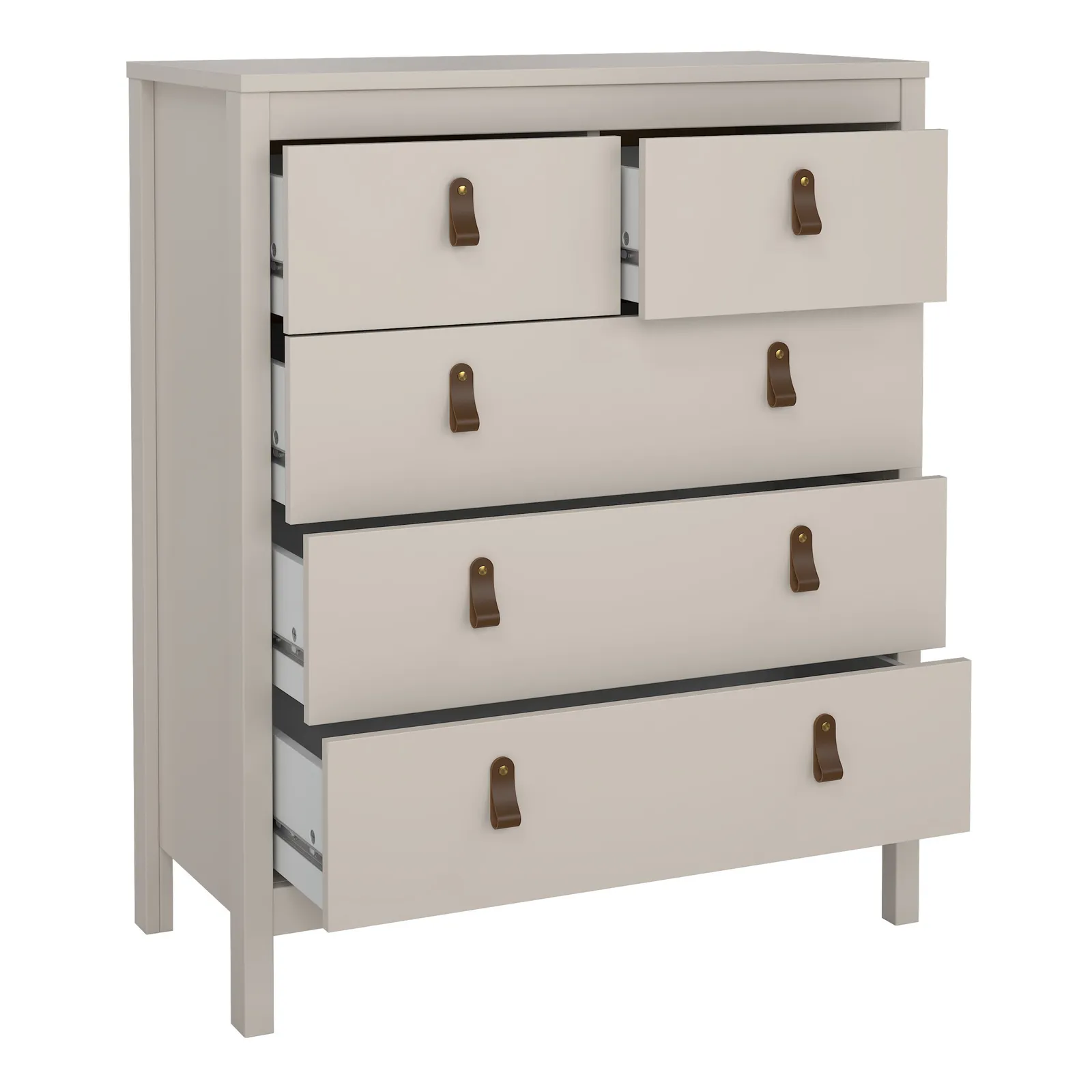 Furniture To Go Barcelona Chest 3+2 Drawers in Cashmere in Beige 6