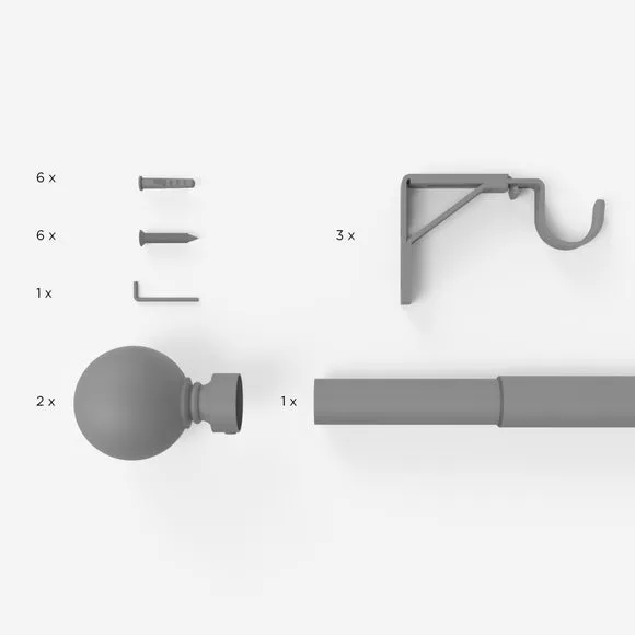 Ashton Extendable Metal Curtain Pole 5