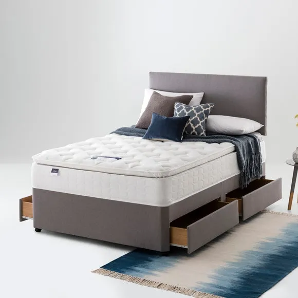 Silentnight Medium Firm Miracoil Memory Pillowtop Hybrid Mattress 6