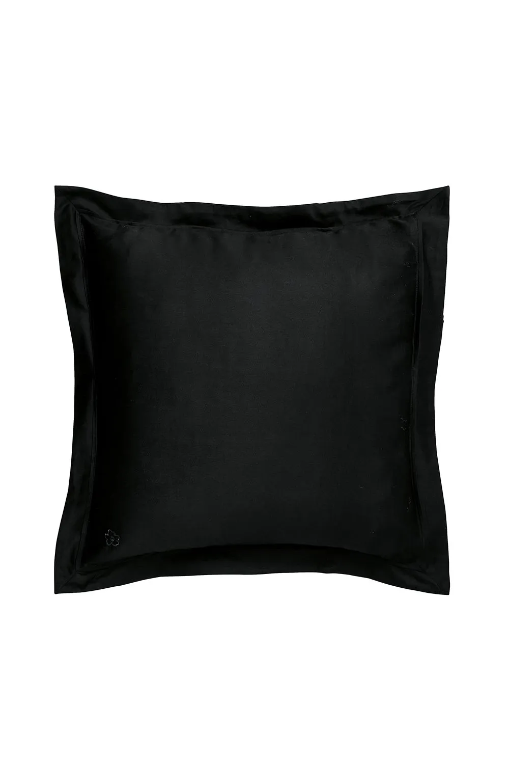 Ted Baker 'TB Plain Dye' Cotton Sateen Square Oxford Pillowcase in Black